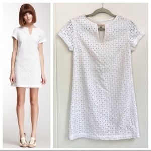 Amour Vert White Eyelet Midi Dress